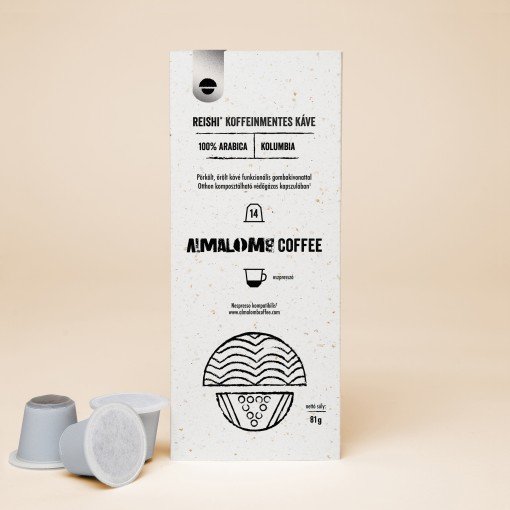 Reishi Koffeinmentes Kávé Kapszula | Kolumbia Arabica