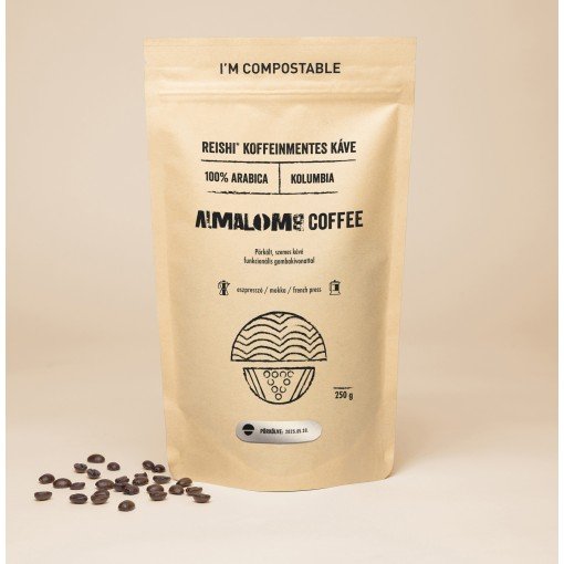 Reishi Koffeinmentes Szemes Kávé | Kolumbia Arabica